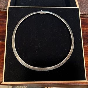 Omega Sterling Silver Necklace